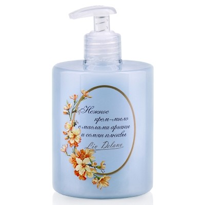 Liv Delano Organic Oils Collection *Organic oils Нежное Крем-мыло с маслом Арганы/семян Клюквы 500г