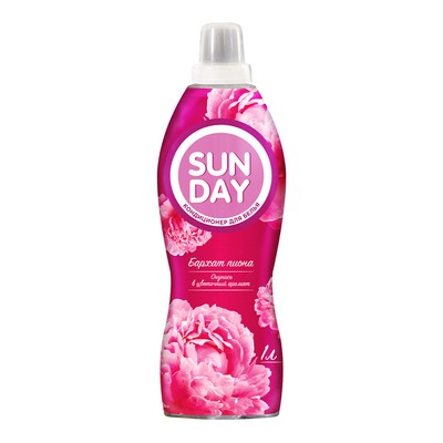 Сонца Sunday Кондиционер для белья БАРХАТ ПИОНА 1л