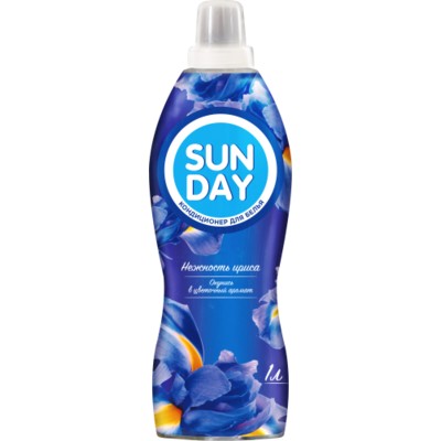 Сонца Sunday Кондиционер для белья НЕЖНОСТЬ ИРИСА 1л