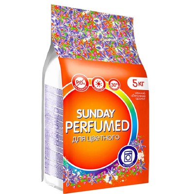 Сонца Sunday Стиральный порошок  для цветного Perfumed Color автомат, 5 кг