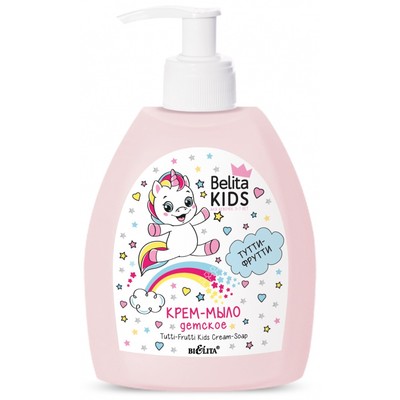 Белита Belita Kids.Для девочек Крем-мыло детское ТУТТИ-ФРУТТИ 300мл