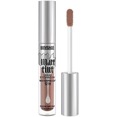 LUX visage MATT TINT WATERPROOF 12H Тени для век жидкие матовые 109 Soft Brown
