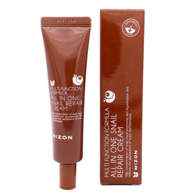 Корея All In One Snail Repair Cream Крем для лица с муцином улитки 35мл