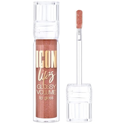 LUX visage ICON lips glossy volume  Блеск для губ с эффектом объема 506 Ice Taupe