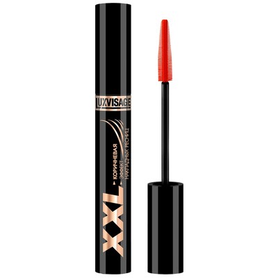 LUX visage Тушь для ресниц XXL Коричневая - Эффект накладных ресниц